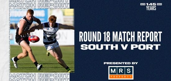 MRS Property Match Report Round 18: vs Port Adelaide